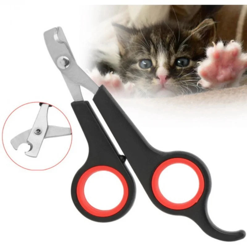 Máquina de Corte, Tesoura de Unhas em Aço Inox para Cães/Gatos/Coelhos/Pets 12,5x6cm